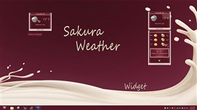 Sakura Weather Widget