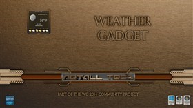 Metall Tech Weather Gadget
