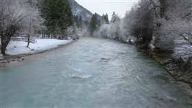 4K Alpine River