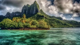 4K Bora Bora Island