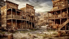 4K Old West Ghost Town