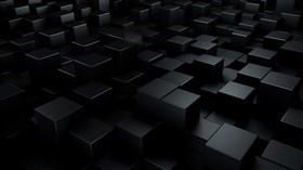 4K Black Cubes