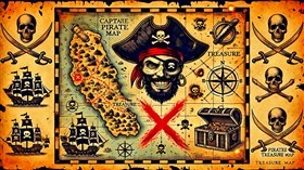 4K Pirate Map
