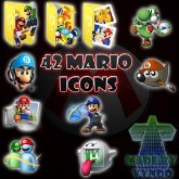 42 Mario icons