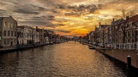 Amsterdam Canal Scenery