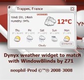 Dynyx Weather Widget