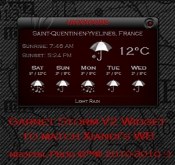 Garnet Storm Weather Widget V 2