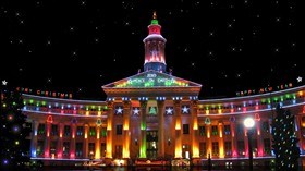 Denver City Bldg Christmas LV