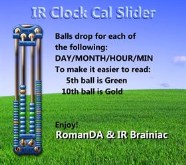 IR Clock - Cal Slider