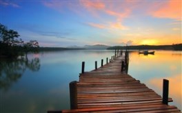 Sunrise on the Lake Dock