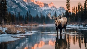 In the North