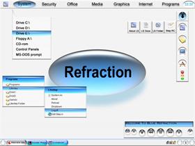 Blue Refraction