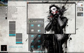 Black, Blue [Red]