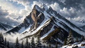 A mountain