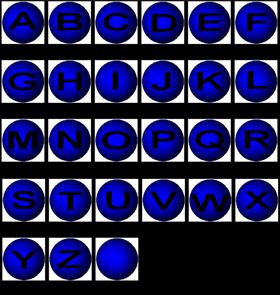 Alphabet-orbs