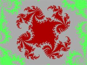 Red Vortex Fractal