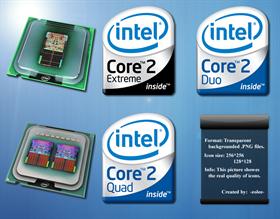 Intel Core2 logos