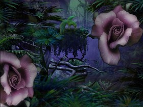 Jungle Rose_wallpak