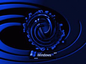 XP SP3 Black and Blue Twirl v3.0!