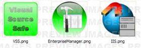 Microsoft Development Dock Icons