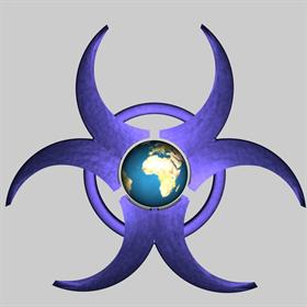 Animated Biohazard Exploding Planet