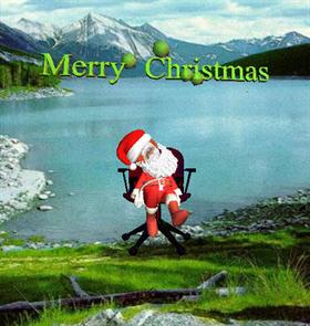 Animated Santa On Chair