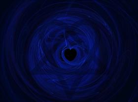 Heartagram - Dark blue and Pink