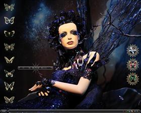 Lady butterfly