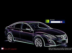 Neon car