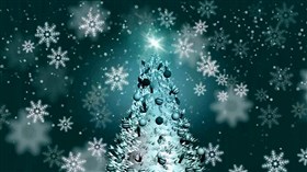 Christmas Snow Tree