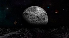 Moon In Space