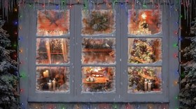 Christmas Window View