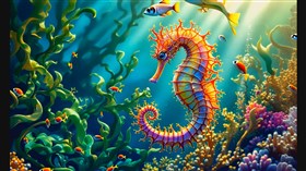 4K Seahorse