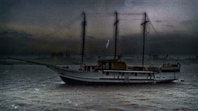 Ship in a Storm HDR