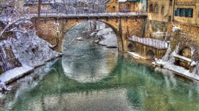 Chilly Village Winter HDR