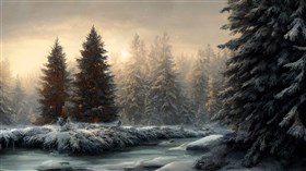 4K ChristmasTree Winter