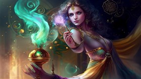 4K Magic Lamp Genie