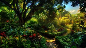4K Green Garden