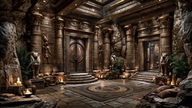 4K Egyptian Interior