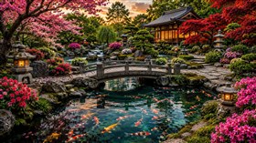 4K Koi Pond
