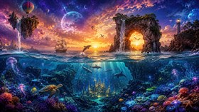 4K Surreal Seascape