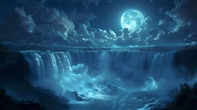 4K Night at Niagara Falls