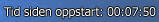 Tid siden oppstart (Norwegian)