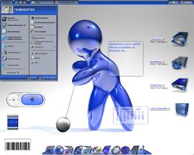 Glassy blue 2