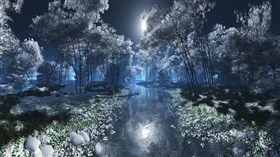 Mooonlit night (snowy edition)