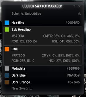 Colour Swatch Manager