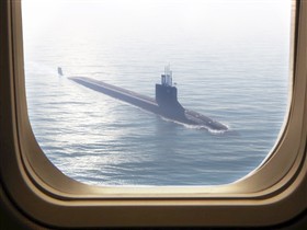 SSN Seawolf Flyover