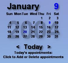 ApptBlackCalendar
