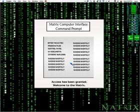 Matrix Computer Interface
