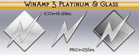 Winamp Platinum & Glass